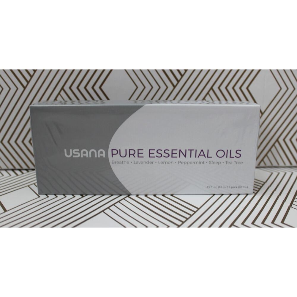USANA Pure Essential Oils Collection 6 Pack Pure Essential Oils New~Sealed